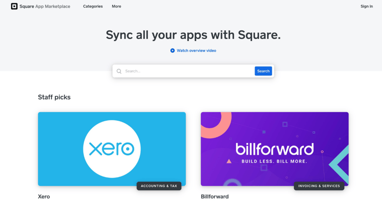 Billforward: Square’s Staff Pick on App Marketplace